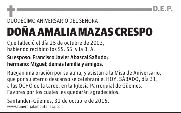 Amalia Mazas Crespo