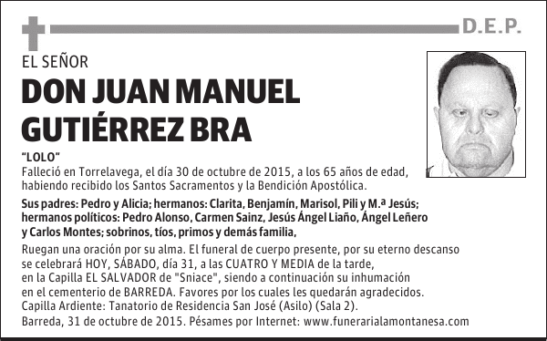 Juan Manuel Gutiérrez Bra