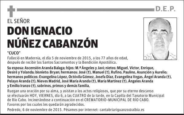 Ignacio Núñez Cabanzón