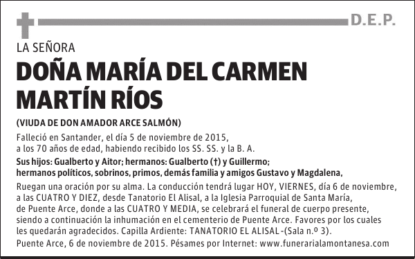 María del Carmen Martín Ríos
