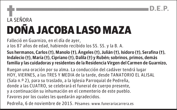 Jacoba Laso Maza