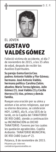 GUSTAVO VALDES GOMEZ