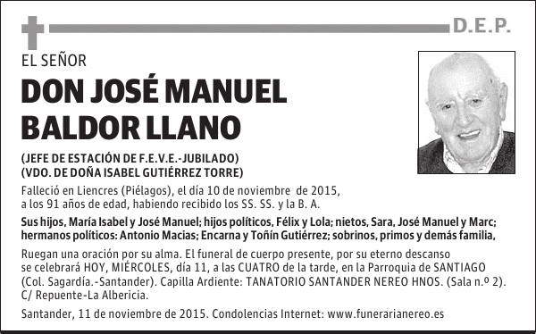 José Manuel Baldor Llano