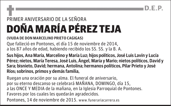 María Pérez Teja