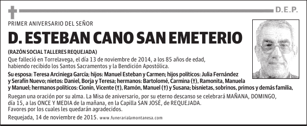 Esteban Cano San Emeterio