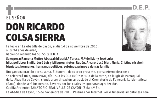 Ricardo Colsa Sierra