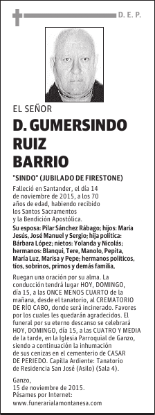 Gumersindo Ruiz Barrio