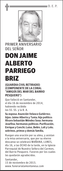 Jaime Alberto Parriego Briz