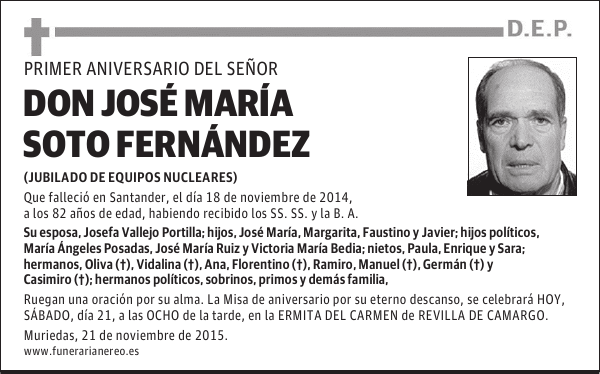 DON JOSE MARIA SOTO FERNANDEZ