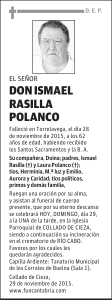Ismael Rasilla Polanco