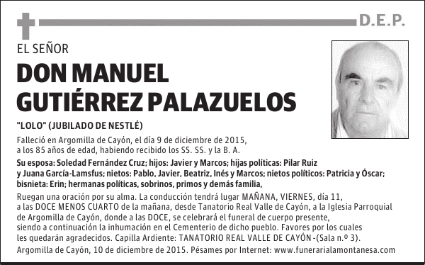 Manuel Gutiérrez Palazuelos