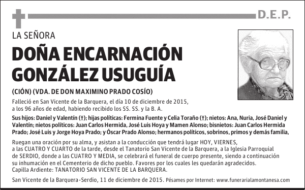 Encarnación González Usuguía