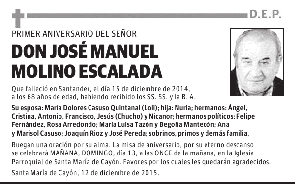 José Manuel Molino Escalada