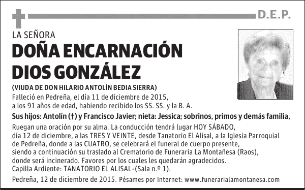 Encarnación Dios González