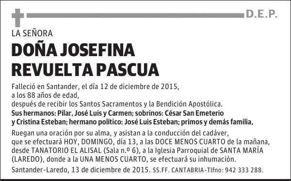 Josefina Revuelta Pascua