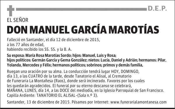 Manuel García Marotías