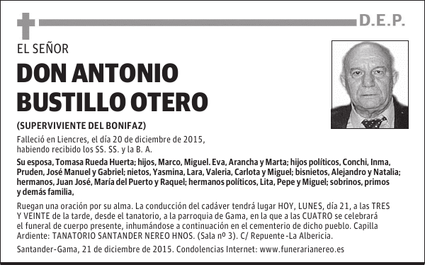 ANTONIO BUSTILLO OTERO