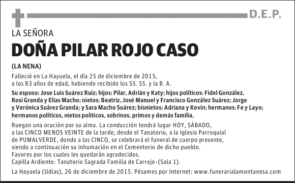 Pilar Rojo Caso