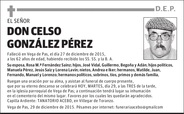 Celso GonzÃ¡lez PÃ©rez