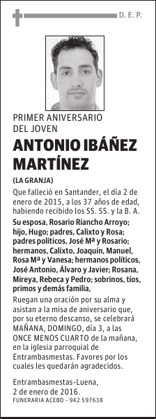 ANTONIO IBAÑEZ MARTINEZ