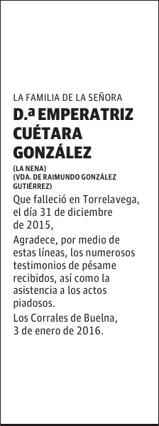 Emperatriz Cuétara González