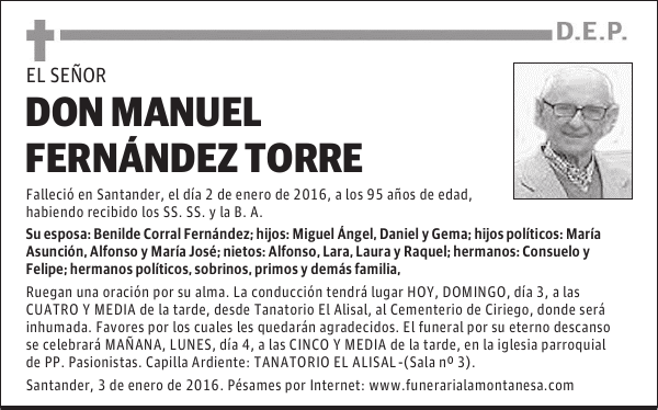 Manuel Fernández Torre