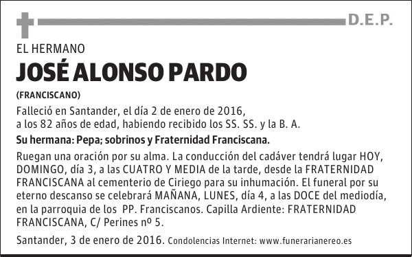 JOSÉ ALONSO PARDO