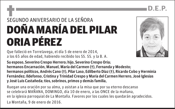 María del Pilar Oria Pérez