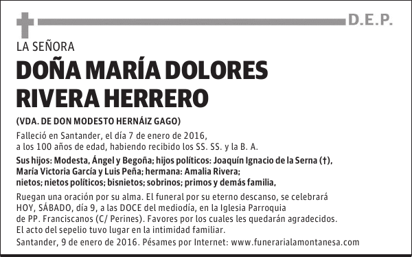 María Dolores Rivera Herrero