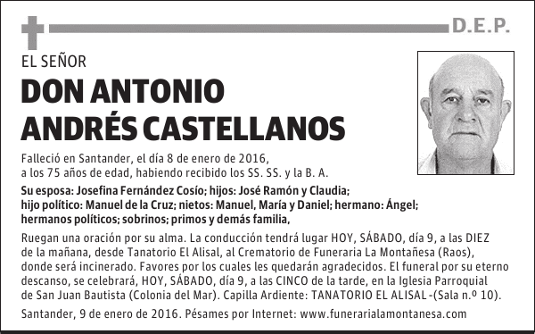 Antonio Andrés Castellanos