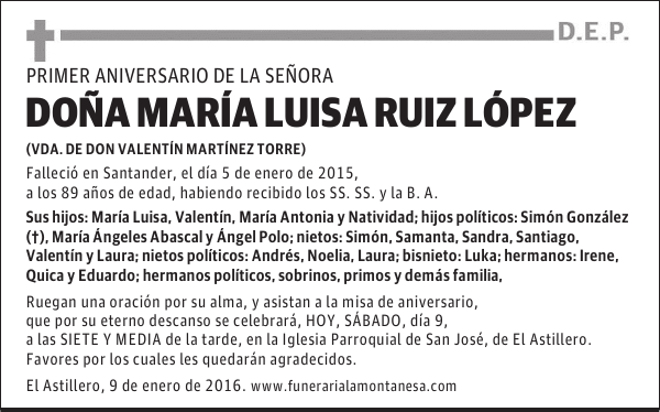 María Luisa Ruiz López