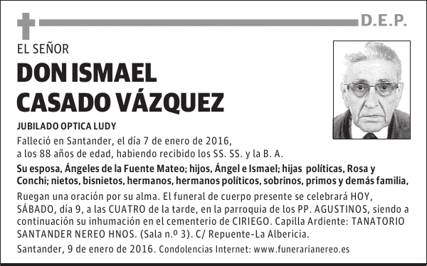 Ismael Casado Vázquez