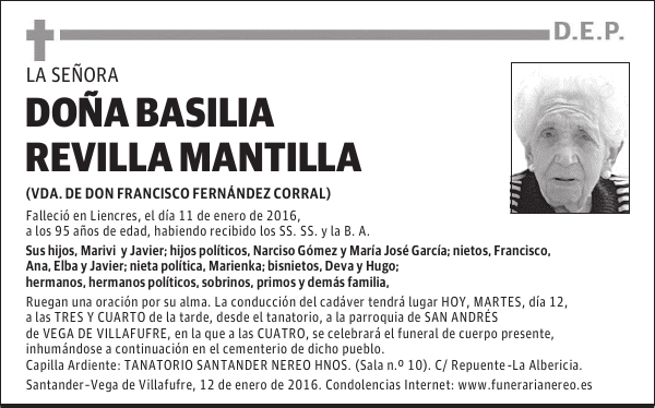 Basilisa Revilla Mantilla