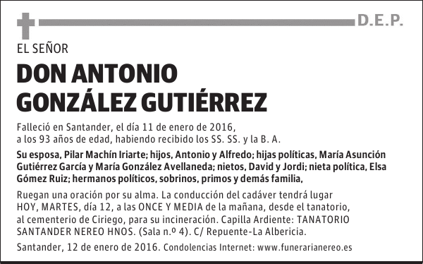 Antonio González Gutiérrez