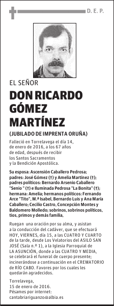 Ricardo Gómez Martínez