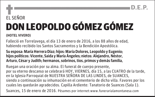 Leopoldo Gómez Gómez