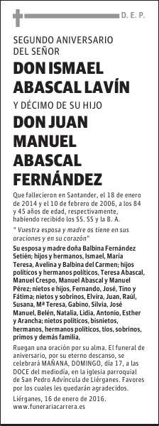 ISMAEL ABASCAL LAVÍN