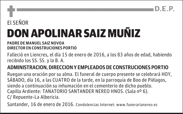 APOLINAR SAIZ MUÑIZ-CONST.