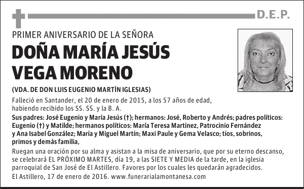 María Jesús Vega Moreno