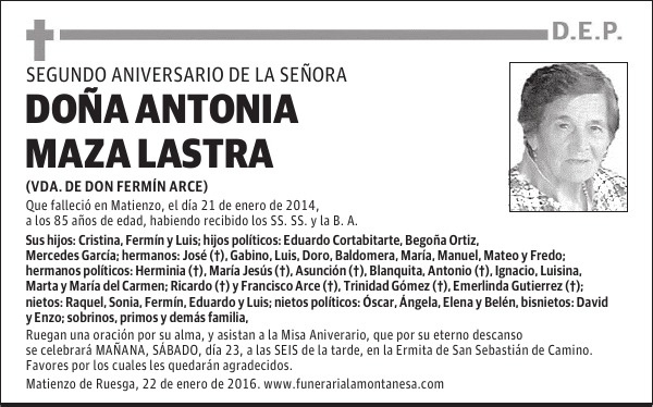 Antonia Maza Lastra