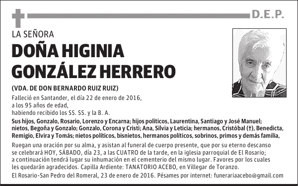 Higinia González Herrero