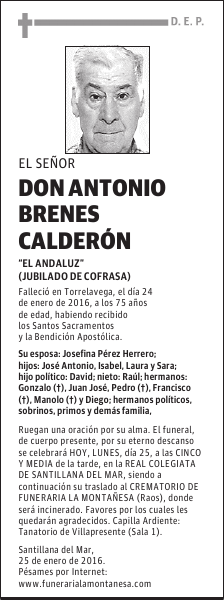 Antonio Brenes Calderón