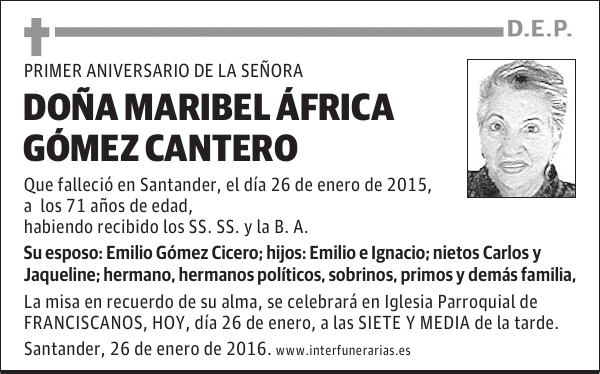 Maribel África Gómez Cantero