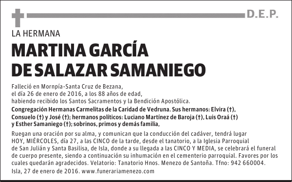 Martina García de Salazar Samaniego