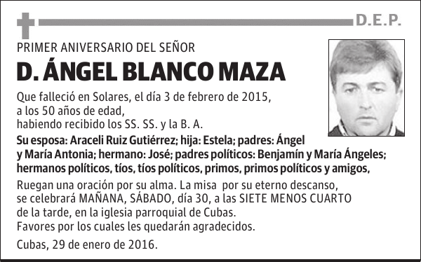 Ángel Blanco Maza