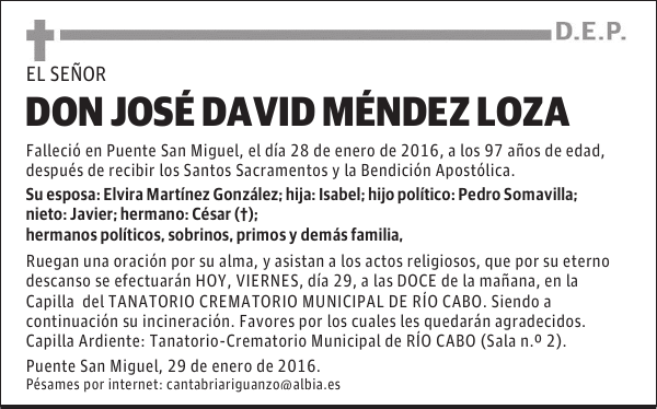 José David Méndez Loza