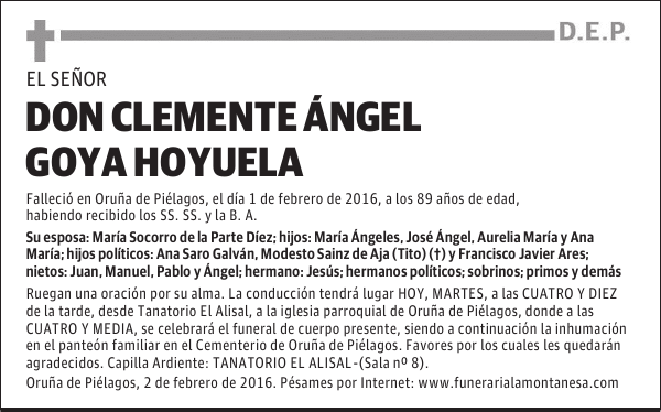 Clemente Ángel Goya Hoyuela