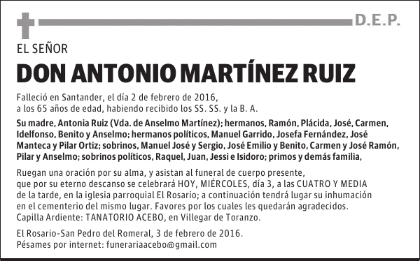 Antonio Martínez Ruiz