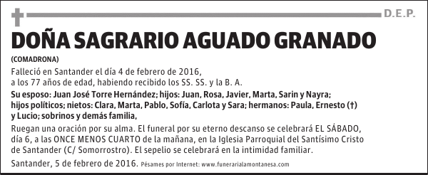 Sagrario Aguado Granado