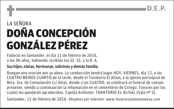 Concepción González Pérez